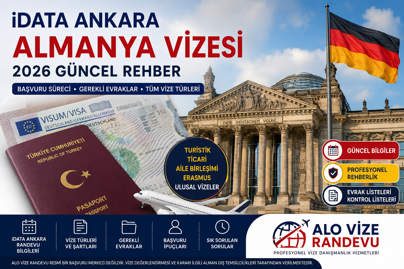 iDATA Ankara Erasmus ve Almanya Vizesi 2026 Güncel Rehberi: Başvuru Sürecinde Bilinmesi Gerekenler